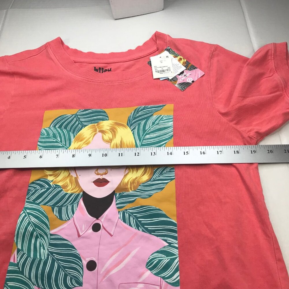 Mad Engine Women's Short Sleeve Bijou Karmen Graphic Tee Shirt Medium New - Picture 10 of 13